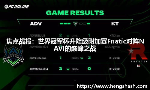 焦点战报：世界冠军杯升降级附加赛Fnatic对阵NAVI的巅峰之战